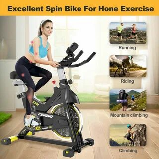 Pro Cycling Bike Stationary Indoor Pooboo Exercise Bike Home