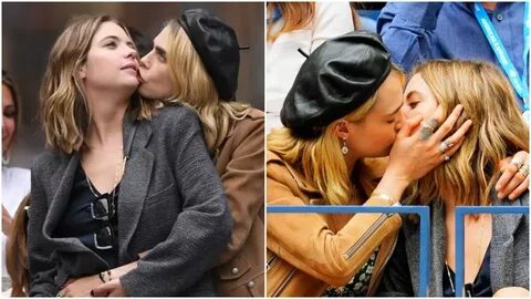 Cara Delevingne and Ashley Benson Kiss While Watching the U.