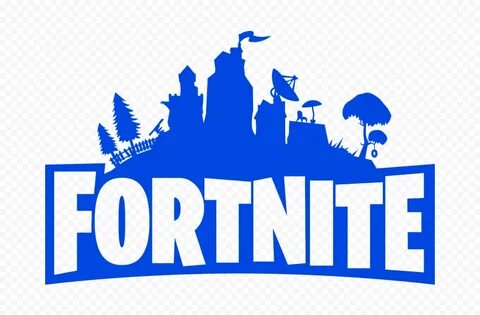 HD Blue Fortnite Logo Silhouette PNG Citypng