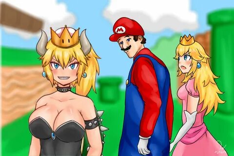 Distracted Mario Bowsette Know Your Meme