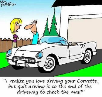 Saturday Morning Corvette Comic: Honey I'm Going to Check th