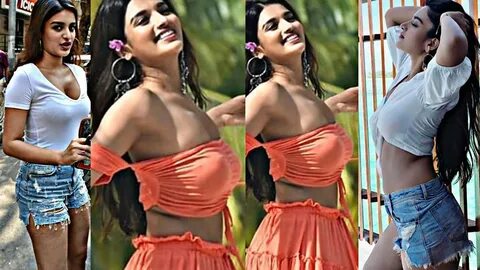 The cleavage queen Nidhi Agarwal hottest cleavage 💦 compilat