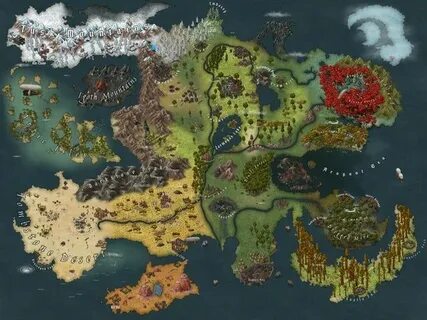 My first DnD map (Inkarnate) - dndmaps Dnd world map, Fantas