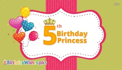 Birthday Wishes for 5th Birthday Happy Birthday 5th Birthday