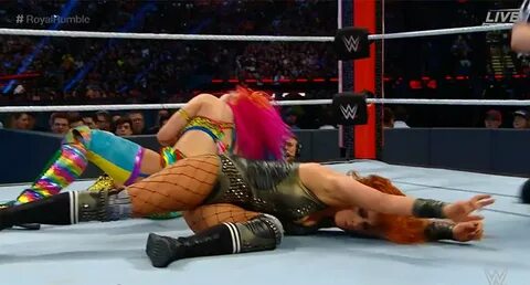 Becky Lynch in wardrobe malfunction forcing Royal Rumble win