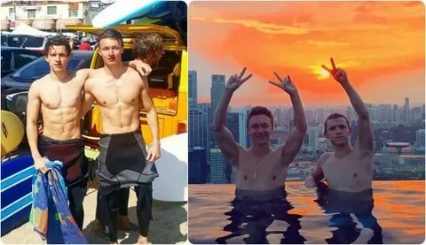 8 Photos Of Tom Holland And His BFF Harrison Osterfield Havi