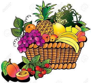 fruit basket clipart - image #3