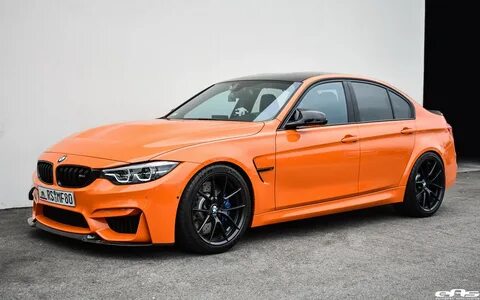 2018 Fire Orange F80 M3 - CS/GTS Hood, CS Carbon Front Lip. 