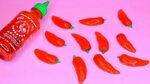 How to Make SPICY Gummy PEPPERS from SRIRACHA! - YouTube