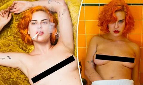 Tallulah Willis flashes nipples as she poses TOPLESS in X-ra