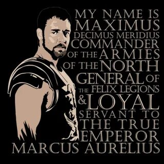 Maximus Decimus Meridius from NeatoShop Day of the Shirt