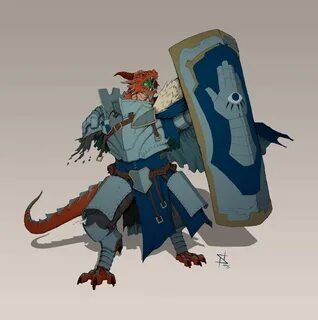 Day 60: Lizardmen a day!,#Day# day Character sketches, Dunge