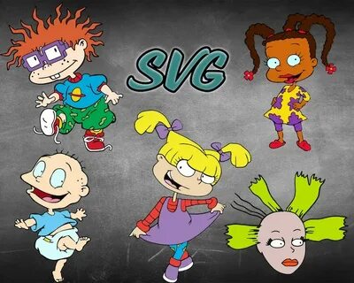 Rugrats SVG PNG Vector Circuit Cut File Tommy Angelica Etsy