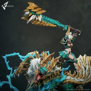 Zinogre Diorama Statue - ZBrushCentral