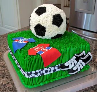 Soccer cake - Soccer / Futball Soccer cake, Soccer birthday 