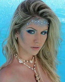 Pin by Kadine Antoine on Fantasia de Sereia Mermaid makeup, 