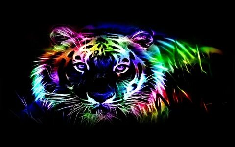 neon tiger awesome wallpapers animals picture widescreen on 