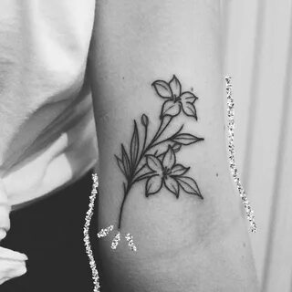 Jasmine flower tattoo Finger Tattoo in 2020