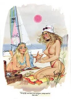 Playboy Art 40, Дуг Снейд, эротические рисунки девушек