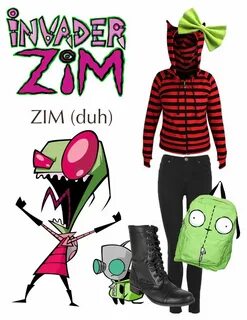 Invader Zim Inspired Outfit by moi! (http://pinterest.com/ba