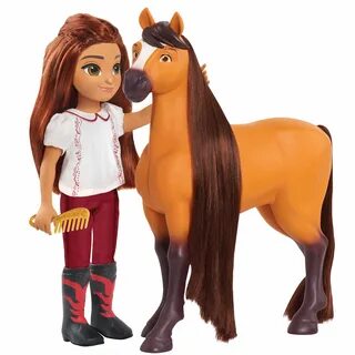 Dreamworks Spirit Riding Free Pru Chica Linda Horse Doll PlaySet Palomino B...