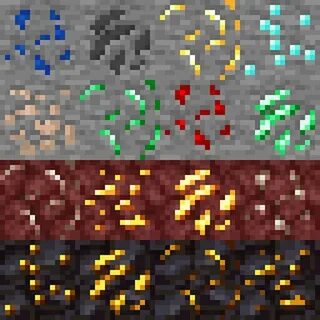 Variated Ores Minecraft Texture Pack