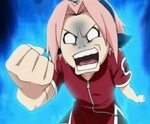 Sakura angry !! O.o Anime characters, Anime, Sakura haruno