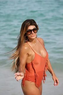 TERESA GIUDICE in Swimsuit at a Beach in Miami 02/15/2019 - 