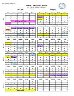 Clayton County Schools Calendar - Springfield Calendar 2022