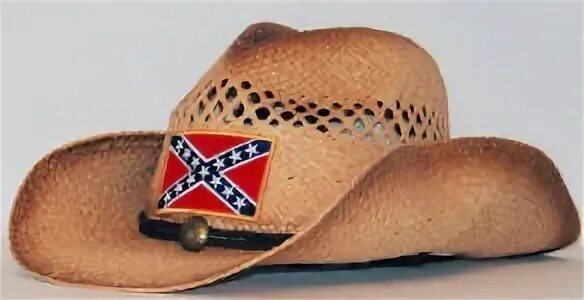 Rebell Yell - Blue Confederate Flag Caps, Cowboy Flag Hats, 