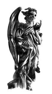 Half Angel Half Demon Statue posted by Sarah Thompson