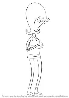 Step by Step How to Draw Sandy Dickson from Sanjay and Craig