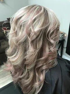 Rose Gold and a blond platinum highlights Hair styles, Blond