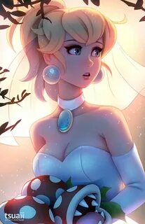 Bride Princess Peach tsuaii on Patreon Super mario art, Mari