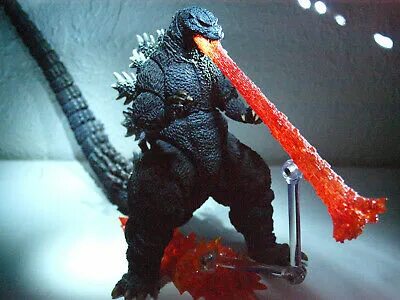 S.H. Monsterarts Custom Red Atomic Breath Effect Piece Godzi