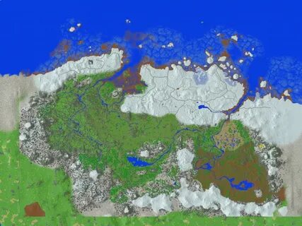 Skyrim Minecraft Map