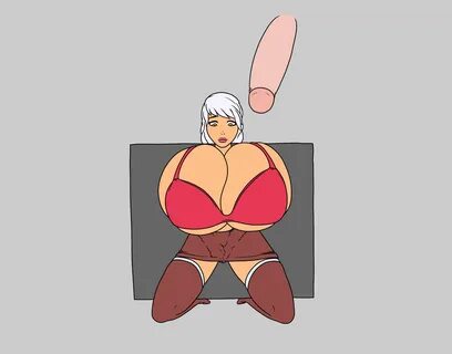 Inflation boobs gif