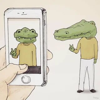 Japanese meme alligator instagram