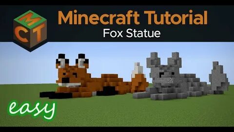 How to Build a Cute Fox Minecraft Tutorial - YouTube