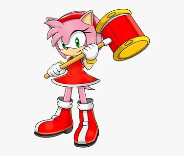 Amy Rose With Hammer, HD Png Download , Transparent Png Imag