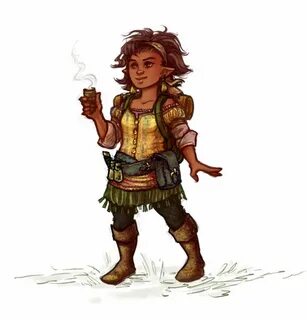 New D&D character! She’s a gnome brewer who... - changeinent