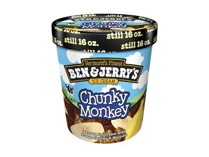 Ben & Jerry's Pints Chunky Monkey - Sweetheart Ice Cream