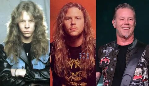 La evolución física de James Hetfield en fotos desde 1982 Di