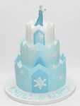 frozen ice palace cake For Frozen fanatic twins on their 4. 