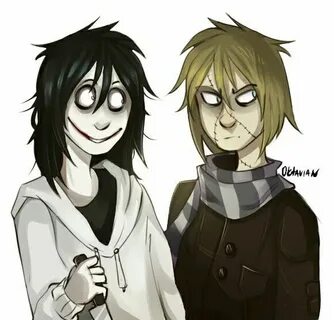 Jeff and Liu. Art by 0katvian (With images) Creepypasta, Cre