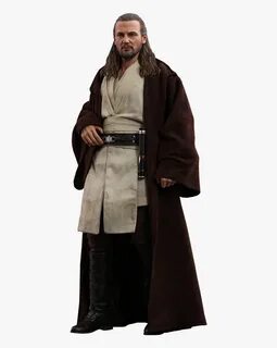 Character - Hot Toys Qui Gon Jinn, HD Png Download - kindpng