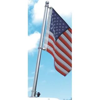 Taylor Stainless Steel Flag Pole, 1" Diameter - BrickSeek