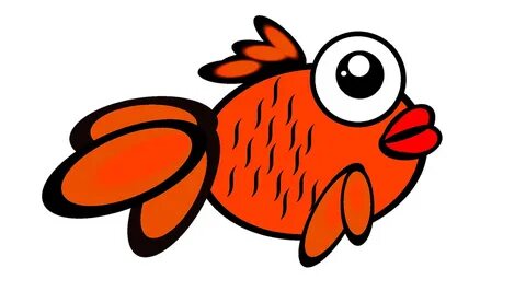 clown fish clipart black and white - image #11