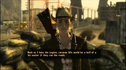 Fallout New Vegas Speaking with Cass - YouTube