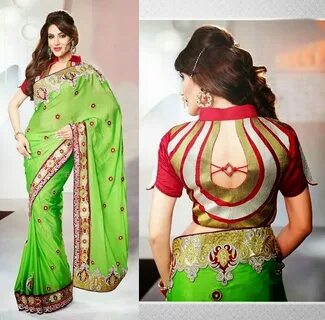 Saree Blouse Back Neck Designs 2014-2015 Blouse Neckline Des